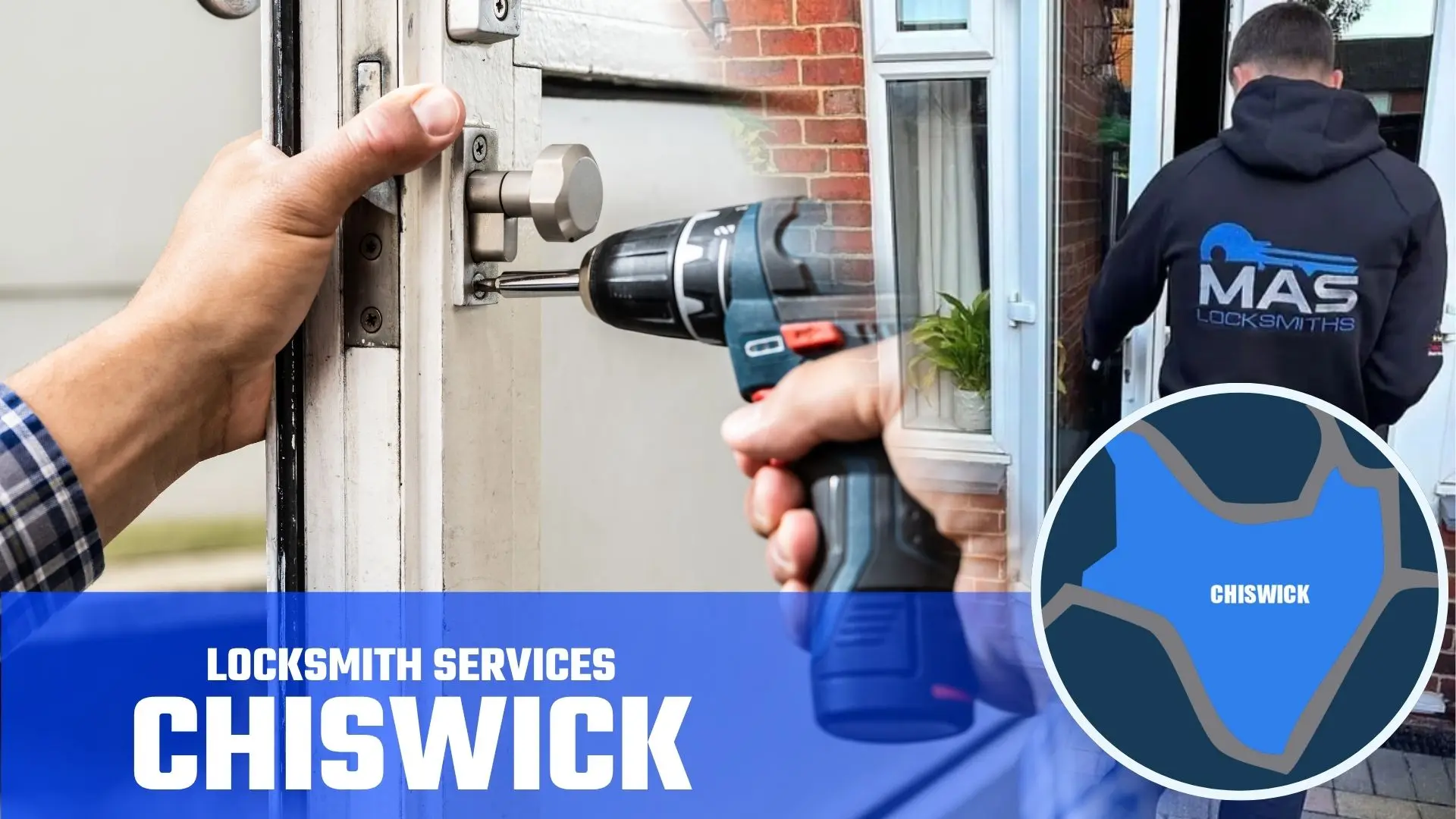 Need a locksmith in Chiswick? We cover lockouts, door lock repair, window lock repair, and lock changes for homes and businesses.