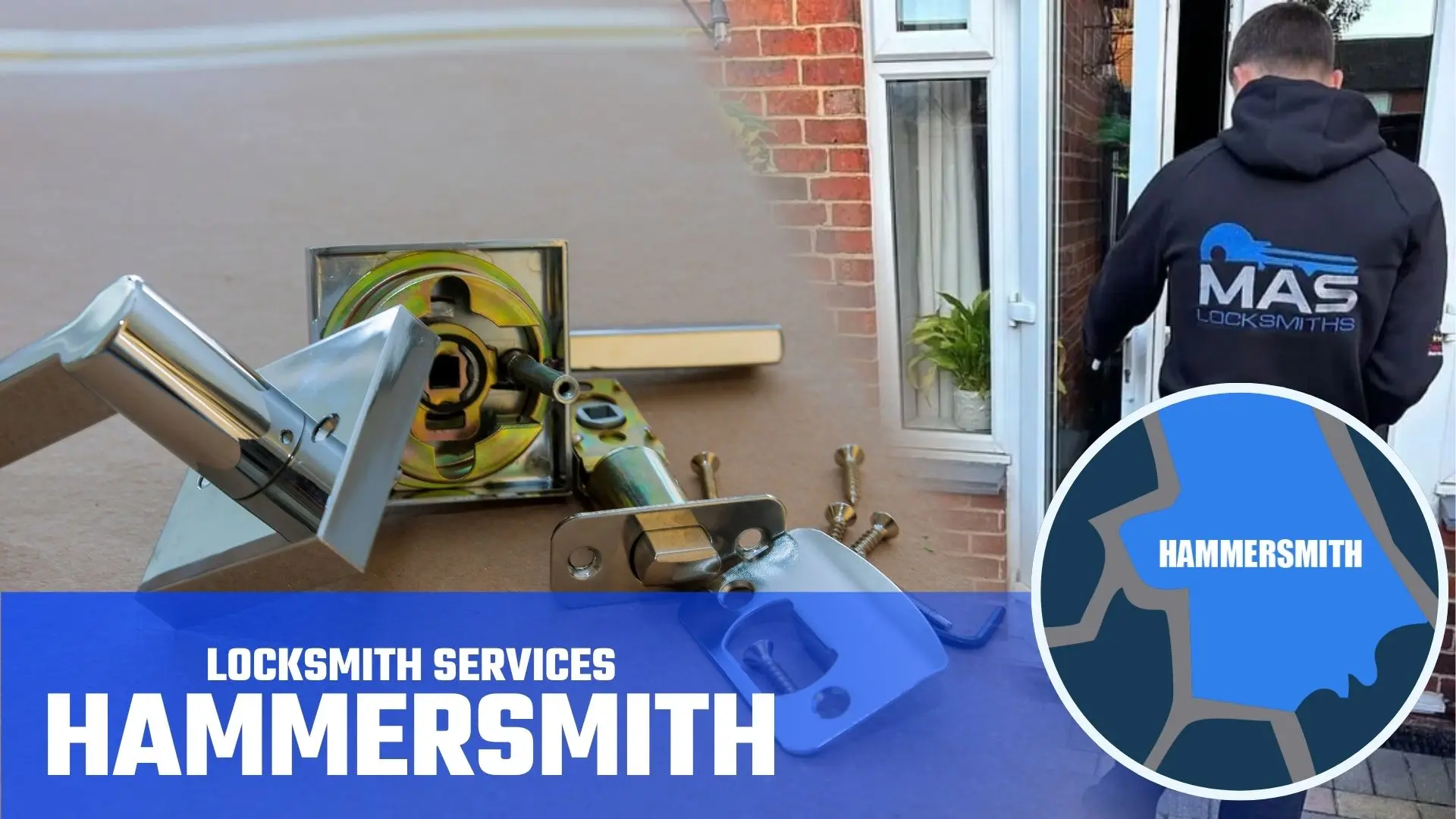 Locksmith in Hammersmith for lockouts, door lock repair, window lock repair, and lock changes. Homes and businesses covered.